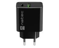Natec RIBERA 1X USB-A + 1X USB-C 20W CZARNA - 1480409 - zdjęcie 2